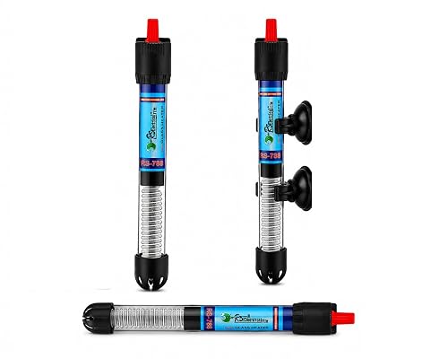 Tonia Calentador de Acuario Sumergible RS-789-200w, 200W para Peceras de 120-200L