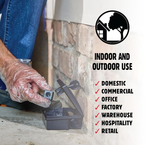 The Big Cheese All-Weather Block Bait - 10g x 30 Kills Mice and Rats Damp-Proof, Weather-Resistant, Blue Difenacoum - Image 5