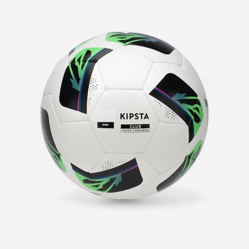 Decathlon Size 5 Basic Football Club Hybrid (White)-image-30