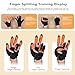 JBMBHC Rehabilitation Robot Gloves, Finger Exerciser for Stroke Recovery Hand Glove Equipment Hand Function Rehabilitation (Orange Right Hand 2X-Large)