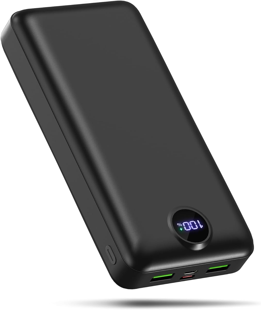 Power Bank Fast Charging 50000mAh 22.5W Portable Charger USB C Quick Charge with 3 Outputs & 2 Inputs LED Display Huge Capacity External Battery Pack for iPhone, Samsung, iPad etc