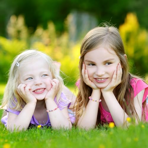 2 Pcs Big Sister Bracelet Matching Set for Big Sis Little Sister Announcement Daughter Niece Granddaughter Birthday Gifts4