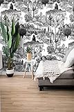 Wallpapers4Beginners Modern Wall Paper for Bedroom & Living Room — 8 Sheets to Cover 59.20 sq ft...
