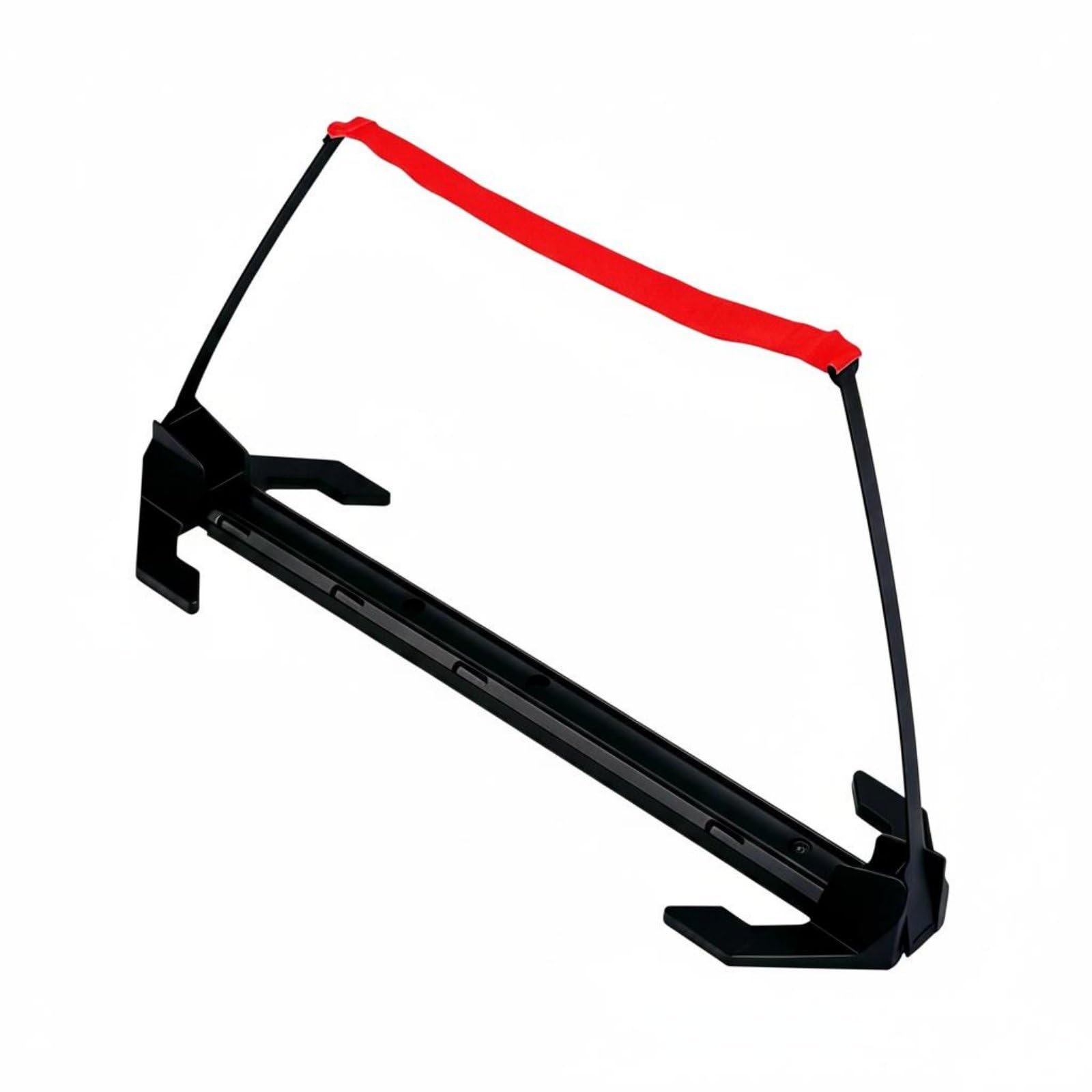 4 Pieces Adjustable Agility Hurdle Indoor and Outdoor Use Training Jump Hurdle Sturdy PVC for Children, Red-image-38