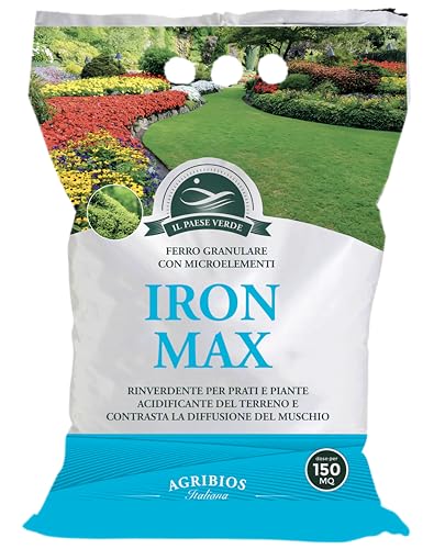 Il Paese Verde Iron Max - Solfato Di Ferro Granulare Antimuschio, Ricco Di Ferro, Magnesio E Zolfo