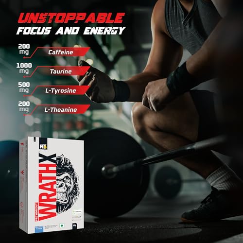 Image of MuscleBlaze Pre Workout WrathX Powder, Cola Frost, 85g | 5 Servings | With Creapure, NitroBlaze & BioPerine