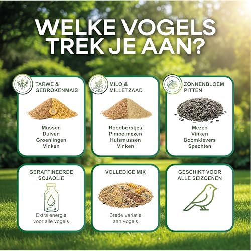 Nourriture pour oiseaux d'extérieur Lutopets 20 kg pour nourrir et protéger la faune - 5