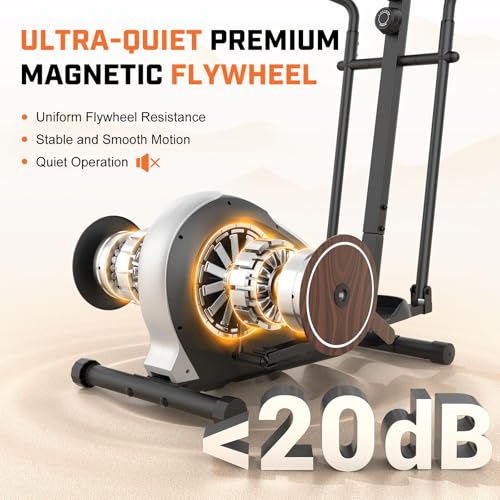 ANCHEER Elliptical Exercise Machine, Elliptical Trainer for Home Gym, Exercise Equipment 500Lbs Max Weight - Image 2