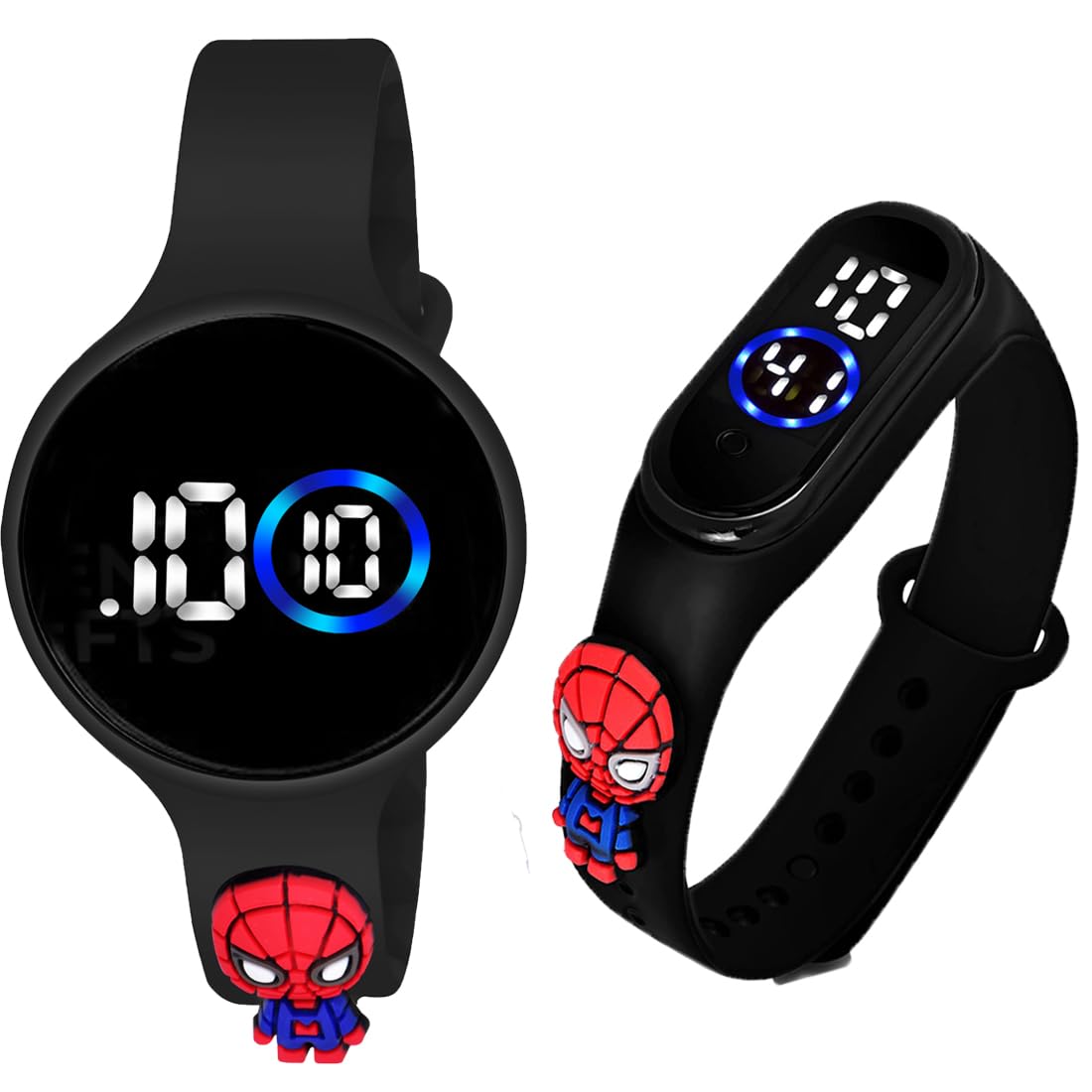 GOLDENIZE FASHION Kids 3D Waterproof Digital Slimmest Round Touch and Rectangular Colourful Display Waterproof Watch for Stylish Kids Birthday Gift Digital Watch Combo of 2 Watches (B0D8HPNP9M) Amazon Price History, Amazon Price Tracker