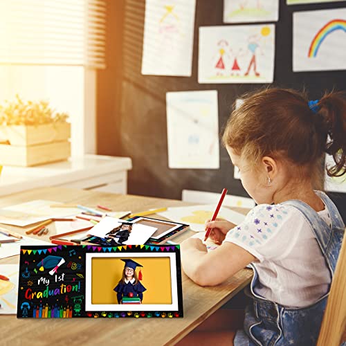 Jetec 2023 Pre K Graduation Kindergarten Preschool Graduation Picture Frame Holds 4 X 6 Inch Photo Preschool Graduation Gift For Kids Boy Girl First Preschool Graduation Party Decoration (1St Grad) #TOP3