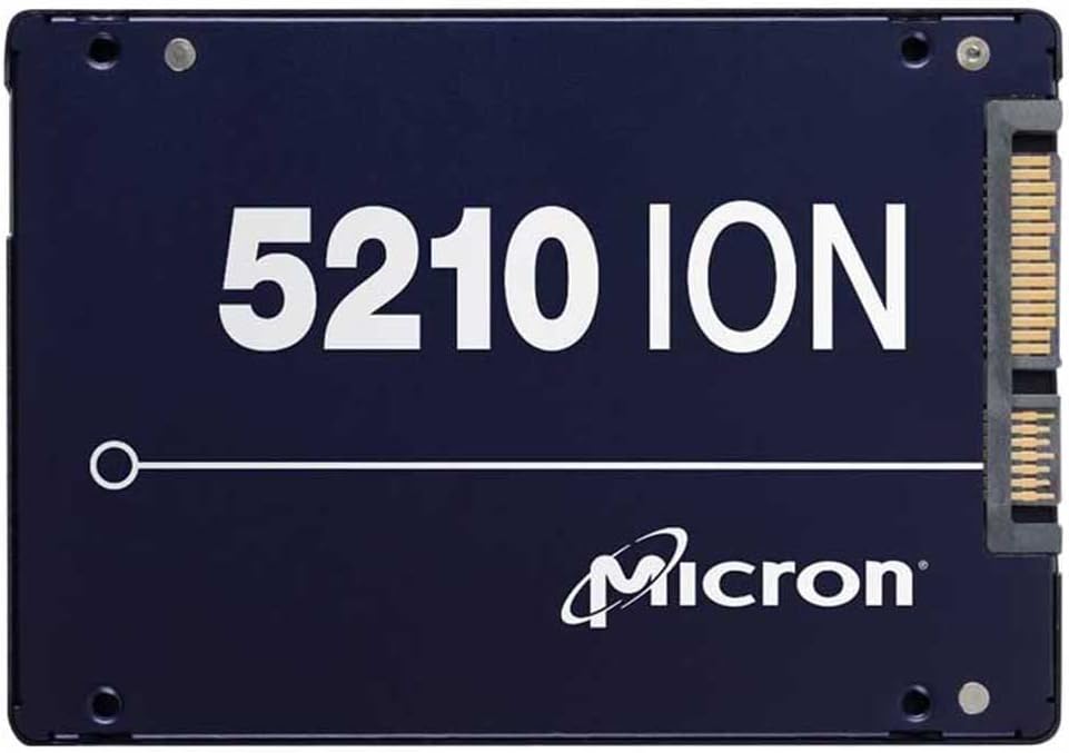 Micron 5210 Ion SSD | MTFDDAK7T6QDE | 7.68TB | Qlc | SATA 6GB/S | 2.5-Inch Enterprise Solid State Drive