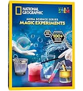National Geographic Science Magic Kit – Science Kit for Kids with 100+ Unique Experiments and Mag...