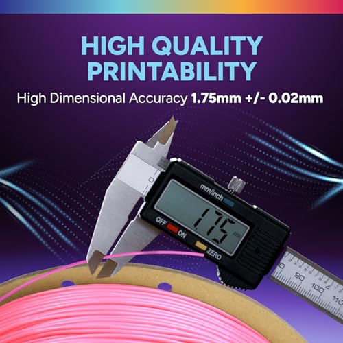 Image of OVERTURE TPU High Speed Filament 1.75mm Flexible Roll, 95A Soft 3D Printer Filament, 1kg Spool (2.2 lbs), Fit Most FDM Printer (HS TPU Pink)