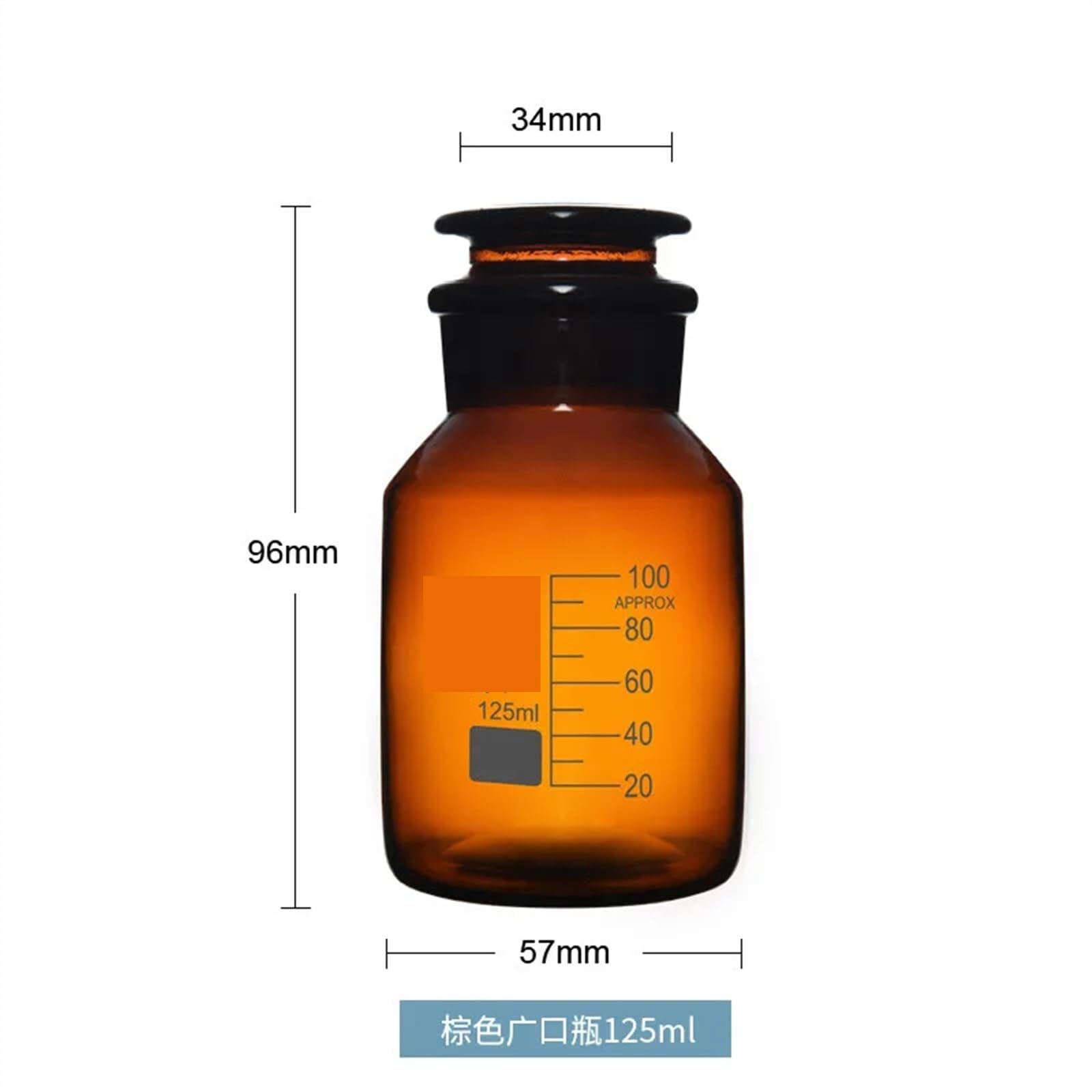 Butelka na odczynniki ze szkła laboratoryjnego, z matowym wlewem, z uszczelką, różne rozmiary, 60-1000 ml, opakowanie 9 sztuk(1000mlX1pcs)