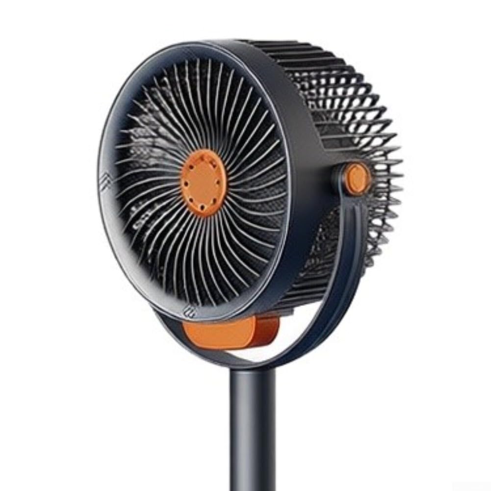 Ventilador de pie silencioso de 20 dB, motor CC para dormitorio (blanco) | Sonido de 20 dB, ideal para dormir, tecnología de motor CC, 3 niveles de viento, carcasa gris o blanca