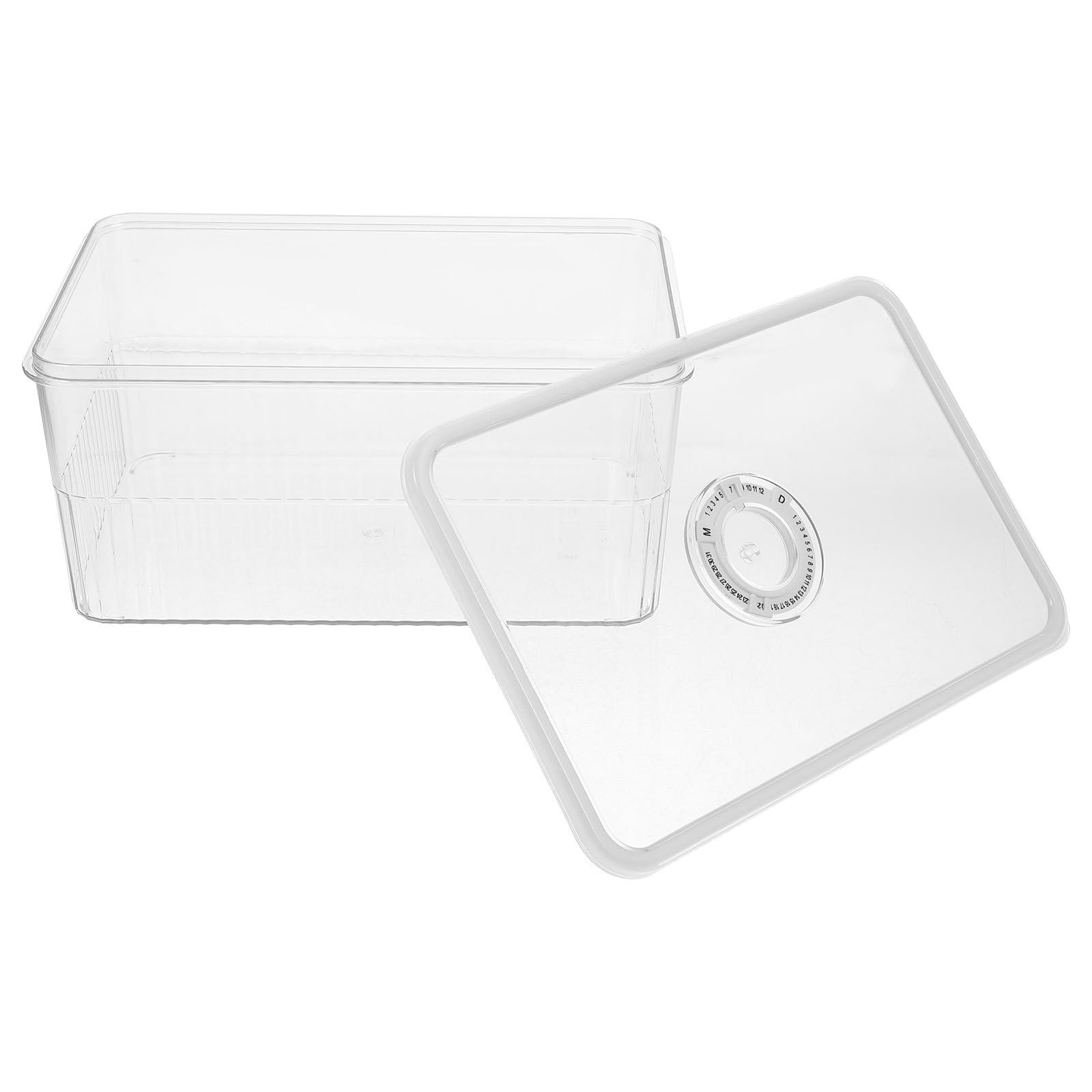 Caja para pan de molde en plástico transparente premium con fechador integrado