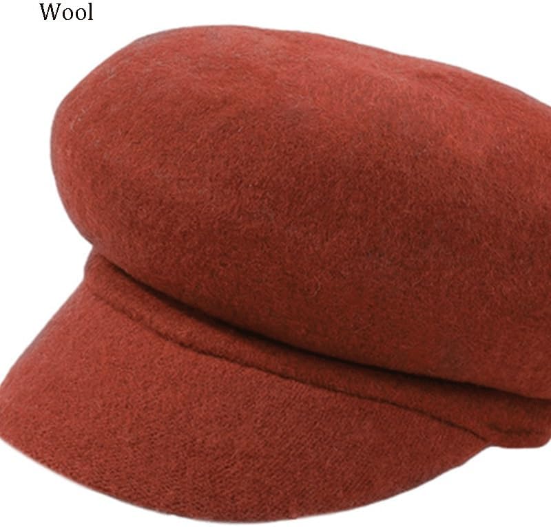 Winter Wool Versatile Artistic Octagonal Hat Women's College Beret