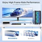 Cable Matters 2-Pack 270 Degree Angle Male to Female 8K HDMI Adapters (Right Angle HDMI Adapter, Right Angle HDMI Cable Adapter) with 8K@60Hz and 4K@120Hz Support in Black | 48Gbps, 8K@60Hz, 4K@240Hz and HDR; HDMI Male to Female, Black