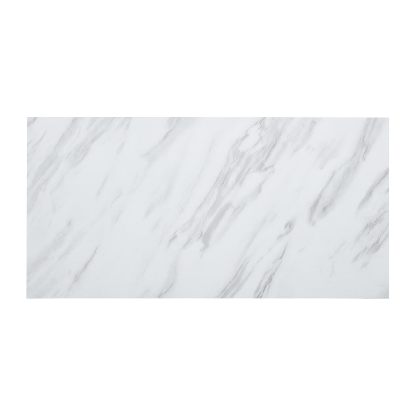 INMOZATA 5mΒ² Floor Tiles Self Adhesive Vinyl Flooring Peel and Stick Floor Tiles Vinyl Floor Tiles 2.0mm 60X30cm Waterproof for Bedroom Office Floor Plank(White)