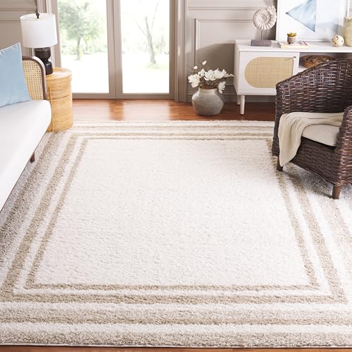 Tapete cuadrado SAFAVIEH 200x200 cm beige e ivoire miniatura 1