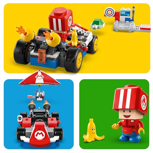 Image of LEGO Super Mario: Mario Kart - Standard Kart, Car Toy Playset, Nintendo Gift 72032