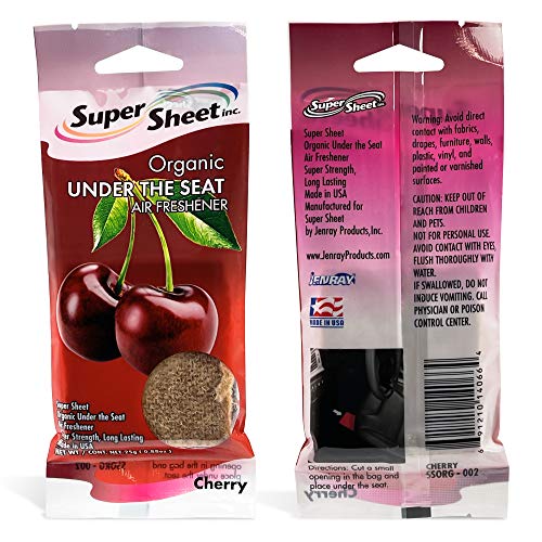 Image of Organic Under the Seat Car Air Freshener, Long Lasting Fragrance, Cherry Scent