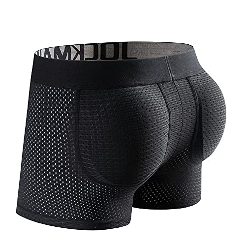 JOCKMAIL Breathable Mesh Men's Butt Padded Underwear Boxer Mens Padded Underwear Boxer4