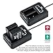 JJC NP-W126 NP-W126S Battery Charger USB Dual Slot for Fuji Fujifilm X-E5 X-M5 X-T50 XT50 X-T30 III II XT30 X-T20 X100VI X100V X100F X Half X-T3 X-T2 X-S10 X-E4 X-A7 X-T200 X-T100 X-H1 XPRO3 & More