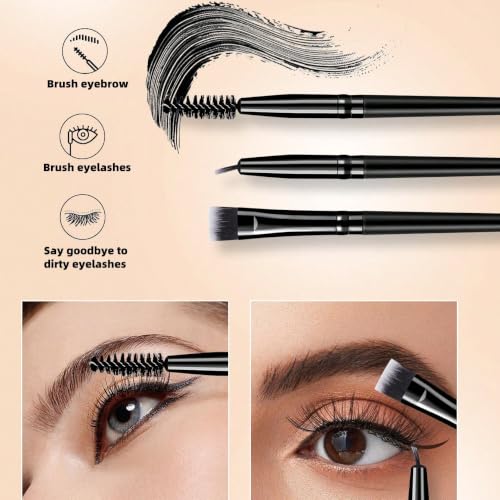 HGHDBT Black Makeup Brushes Set Professional Makeup - Image 5