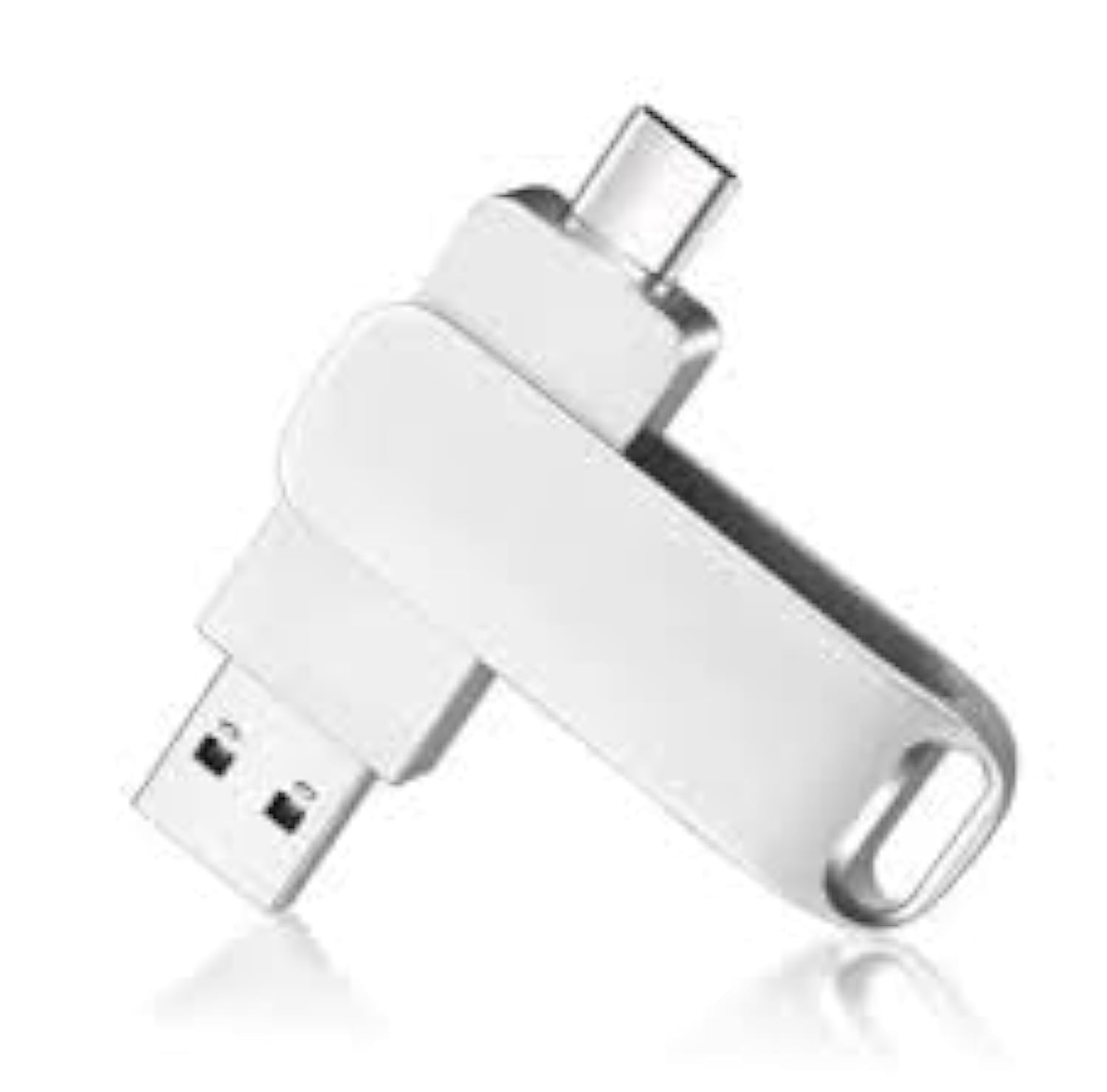 512GB USB 3.1 Flash Drive, USB-A & USB C USB Stick up to 130MB/s Read, Type-C Thumb Drive Swivel Design, Jump Drive for USB3.0/USB2.0, Memory Stick for Android Device/Tablet/Laptop/PC/Phone