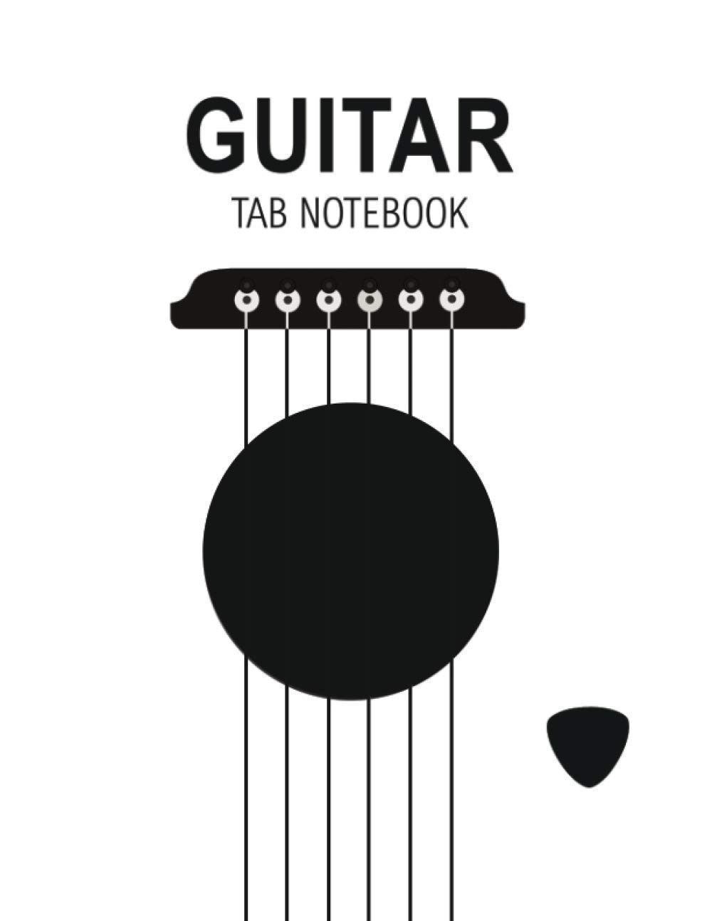 Guitar tab notebook: Guitar Tablature Notebook : Music Paper Sheet For Guitarist And Musicians - Wide Staff Tab | 8.5 X 11 | 100 Pages