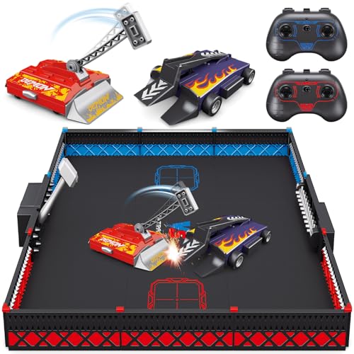 Wdexual Remote Control Battle Robots, RC Fighting Robots Toys for Kids - 2.4Ghz Fighting Robot Game Set Toys for Kids, Battle Bots with Arena, Combat Robot STEM Toys Gifts for Boys Age 5 & Up