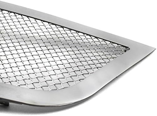 Front Bumper Stainless Steel Mesh Upper Grille Insert Chrome Compatible with 2006-2010 Cadillac DTS