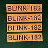 Blink 182 T Shirt Logo Repeat Band Logo Official Unisex Green XS #2