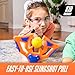 Nerf Slingshot Challenge - Kids Slingshot Bowling Game Set - Toy Target Game for Kids - Foam Ball Shooter Balls Included - Fun Toy for Boys + Girls