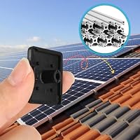 50 Stück Endkappen Aluprofil, 30x30mm Aluprofil Kappen, Kunststoff Aluminium Profil Endkappe, Schwarz Schutzkappen für Aluprofile für 3030 Europäische Standard-Industriealuminium-Profile – Ansicht 6