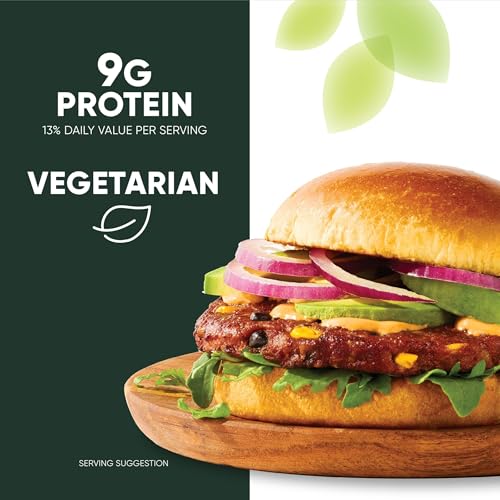 Morningstar Farms Veggie Burgers, Vegetarian, Frozen Meal Starter, Spicy Black Bean thumb #4