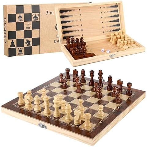 Jeu d'échecs 3 en 1 Pofgwjz Cover