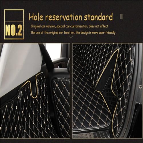Bac de coffre Mercedes R 350 W251 6 places tapis bordeaux imperméable - 7