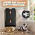 Tiylibe 3-Flap XL Dog Door for Wall, All Aluminum Extra Large Doggy Door for Wall, Heavy Duty Pet Door with Lock, Energy Efficient, Telescoping Tunnel for Interior & Exterior Wall, Pet Up to 220LB