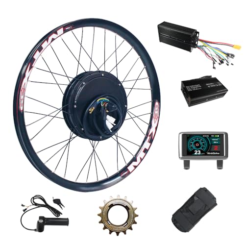 DIYEBCKIT 72V 4000W 135mm Dropouts Electric Bike Rear Wheel Conversion