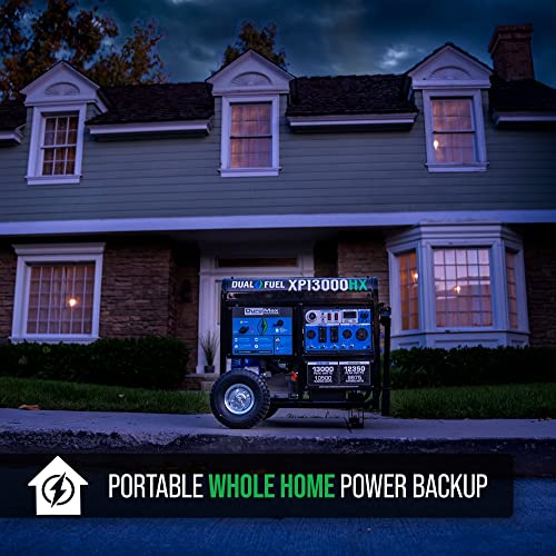 DuroMax-XP13000HX-Dual-Fuel-Portable-Generator-13000-Watt-Gas-or-Propane-Powered-Electric-Start-wCO-Alert-50-State-Approved-Blue