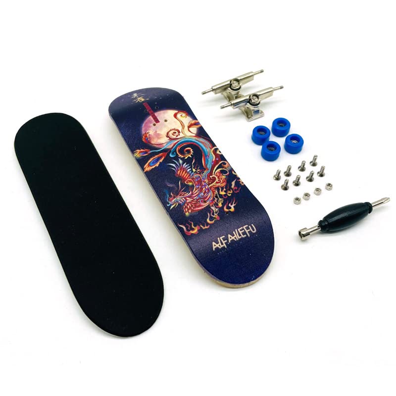Pro Fingerboard Complete 30mm Skateboard Mini Small Hand Skate Professional Finger Board Full Wood Maple Wheels with Bearings for Kids (B3) — image 1