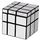 Sliver Mirror 3x3x3 Speed Magic Cube Puzzles, ABS Ultra-smooth Master Speed Twist Cube,Brain Teaser Toys & Christmas Birthday Gifts by YKL WORLD