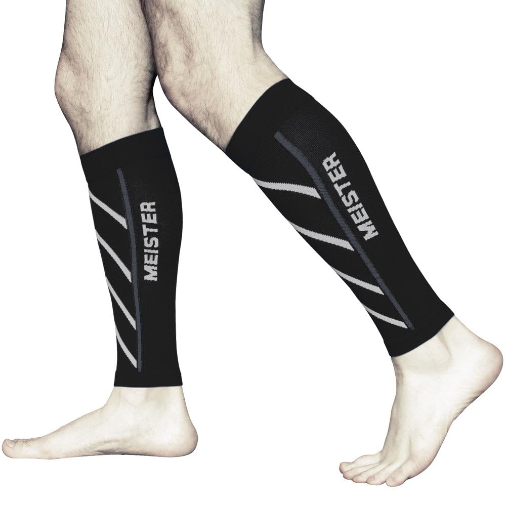 Meister Paire de manchons de compression gradués pour attelles tibiales 20-25 mmHg