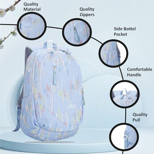 Image of Tinytot 30 Litre Japanese Korean Style School Bag Water-Resistant Laptop & Travel Backpack - Unisex Large 18 Inches Multipurpose Student Backpack for Boys & Girls, Men & Women