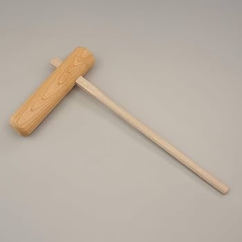 Amazon｜餅つき 本欅 杵 中（一般向け）きね キネ｜和菓子用器具