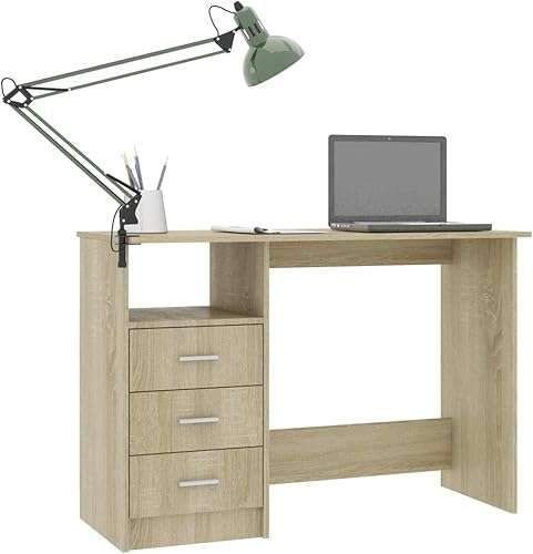 Miniatura 4 de Escritorio de oficina de 43 x 20 x 30 pulgadas, escritorio de computadora con escritorios de trabajo de almacenamiento para mesa de oficina en casa,