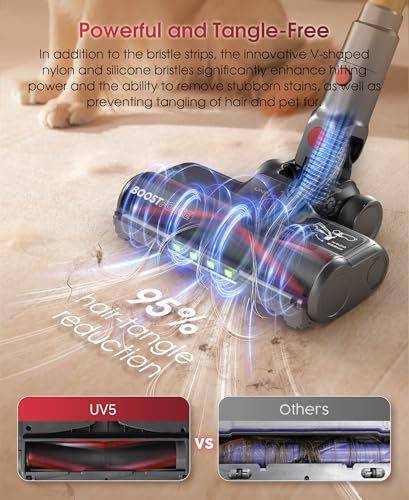 Powerful Cordless Vacuum Cleaner - 550W, 48Kpa, 65 Min Runtime - Image 5