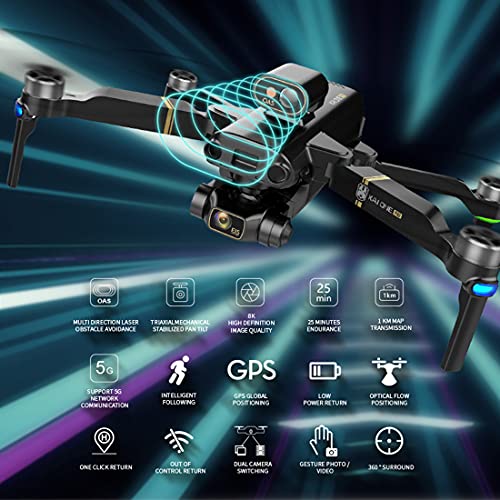 Hedi KAIONE MAX RC Drohne, 4K Kamera, OAS Laser-Vermeidung, 3 Achsen Gimbal, 5G WiFi GPS FPV Bürstenloser Drohne… – Bild 4